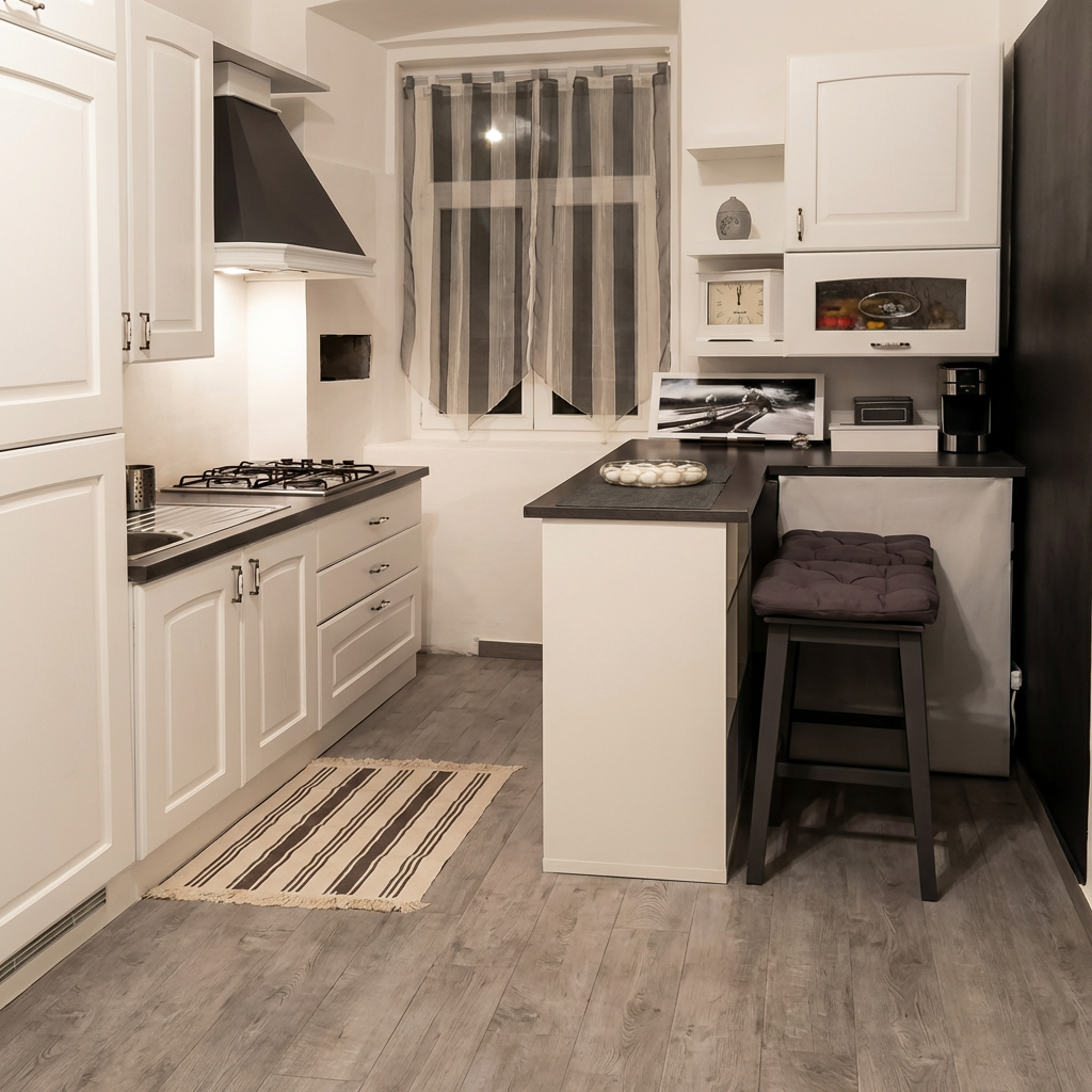 Il laminato in bagno e cucina